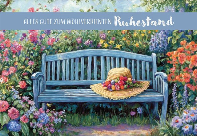 Glückwunschkarten zum Ruhestand von Butzon und Bercker, 6er Set, Mehrfarbig - Bild 1
