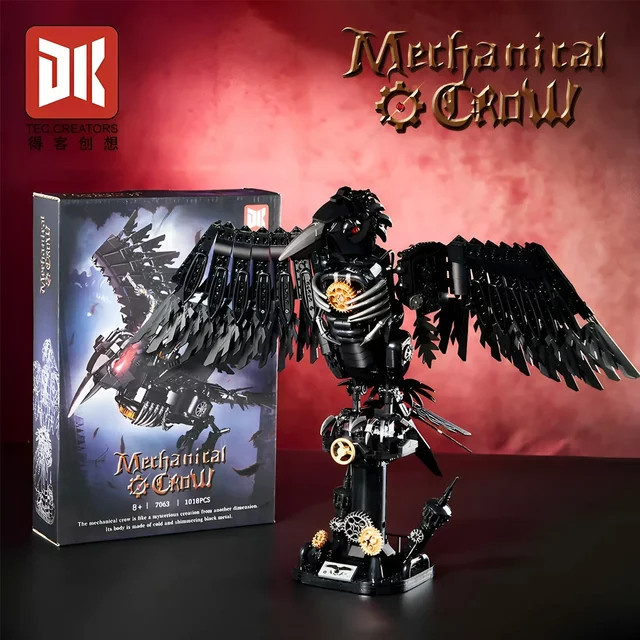 Wishiot MOC Bausteine Set Manta Ray und Crow aus der Mechanischen Serie als kreatives DIY Spielzeug für Kinder und Erwachsene - Bild 1