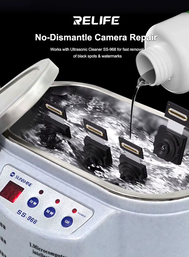 RELIFE Kamerareiniger für Handy-Rückkameras in Weiß zur Entfernung von Flecken und Wasserzeichen - Bild 2