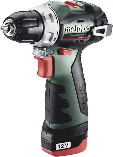 Metabo PowerMaxx BS BL Akku-Bohrschrauber 12V mit 2Ah Li-Ion Akku in Grün - Bild 1