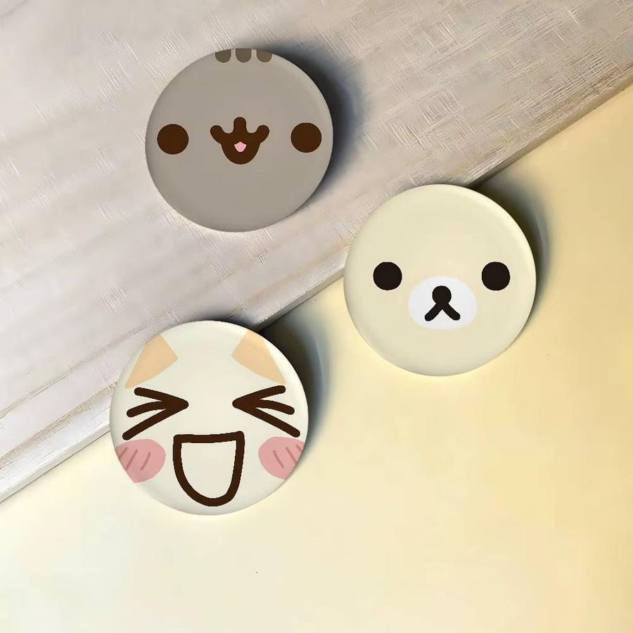 Anstecknadeln aus Weißblech, rund, bunt, bilibili - Bild 2