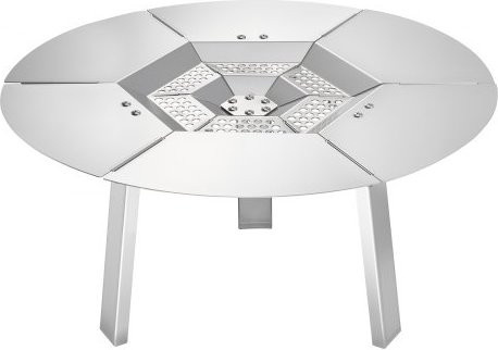 VEVOR Wärmeverteiler für Feuerschale aus Edelstahl 304, rund, Durchmesser: 50,8 cm, Höhe: 25,4 cm - Bild 1