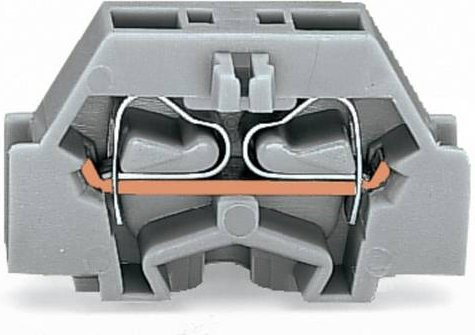 WAGO 261-313 Einzelklemme 6mm Zugfeder Grau 200 Stück - Bild 1