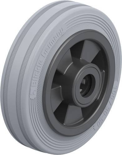 Blickle Schwerlast-Rad VPP 100/12R-SG in Schwarz und Grau mit 100 mm Durchmesser und 70 kg Tragfähigkeit - Bild 1