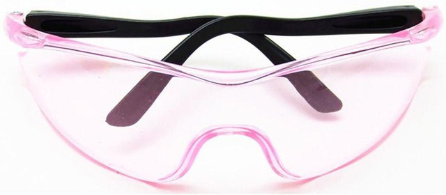 Ychshuo UV-Schutzbrille mit schlagfesten Schutzgläsern in Rosa - Bild 1