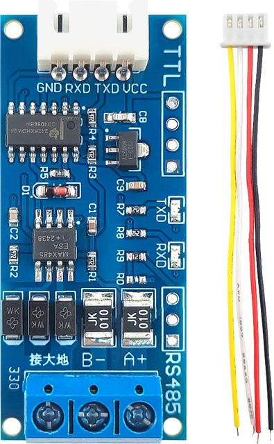TTL zu RS485 Konvertierungsmodul mit Auto Flow Control für Mikrocontroller UART Signal, Blau - Bild 1