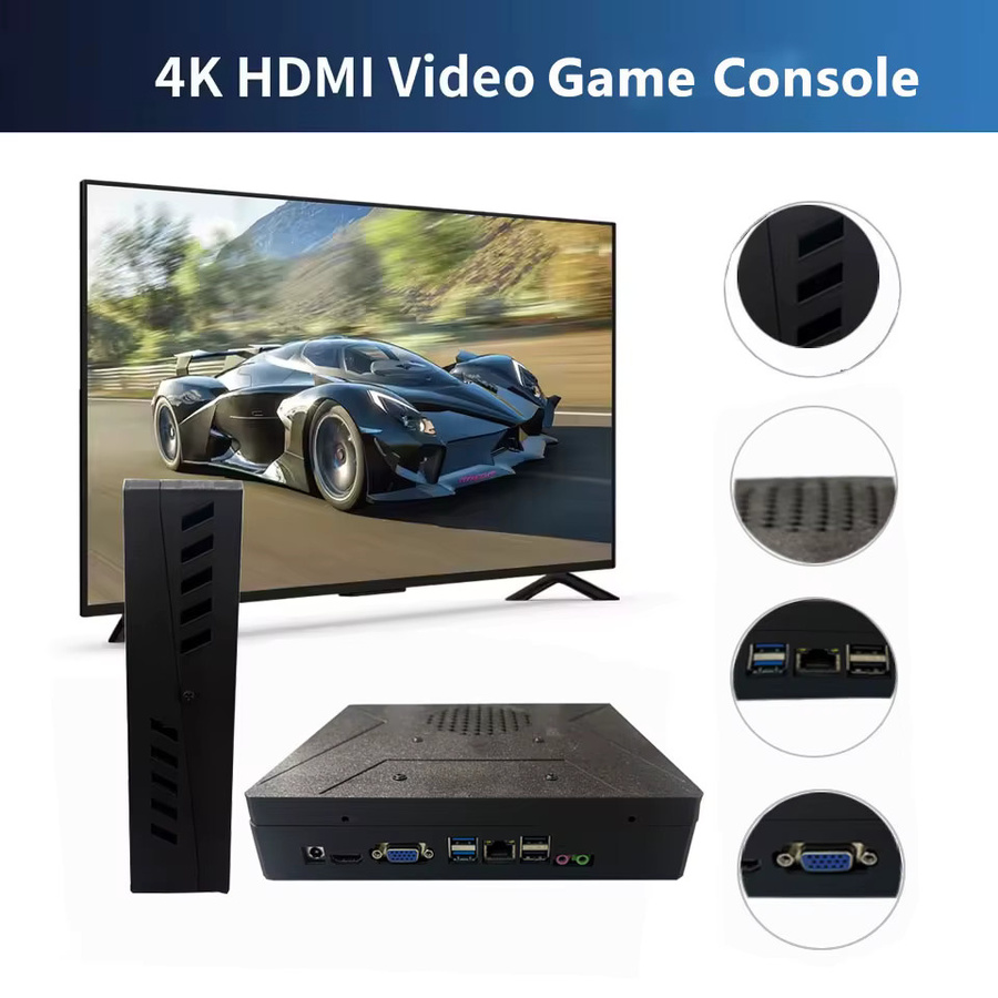 LZAKMR Upgrade-Spielkonsole S1 in Schwarz mit Windows 11 und Batocera, 2TB/4TB Speicheroption, 8G/16G RAM für Retro-Gaming und Emulation - Bild 3