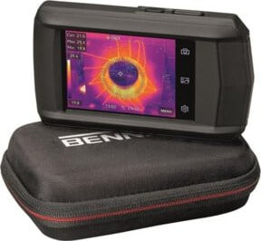 Benning TC 30 Wärmebildkamera in Schwarz mit Messbereich von -20 bis 400°C und 25Hz - Bild 2