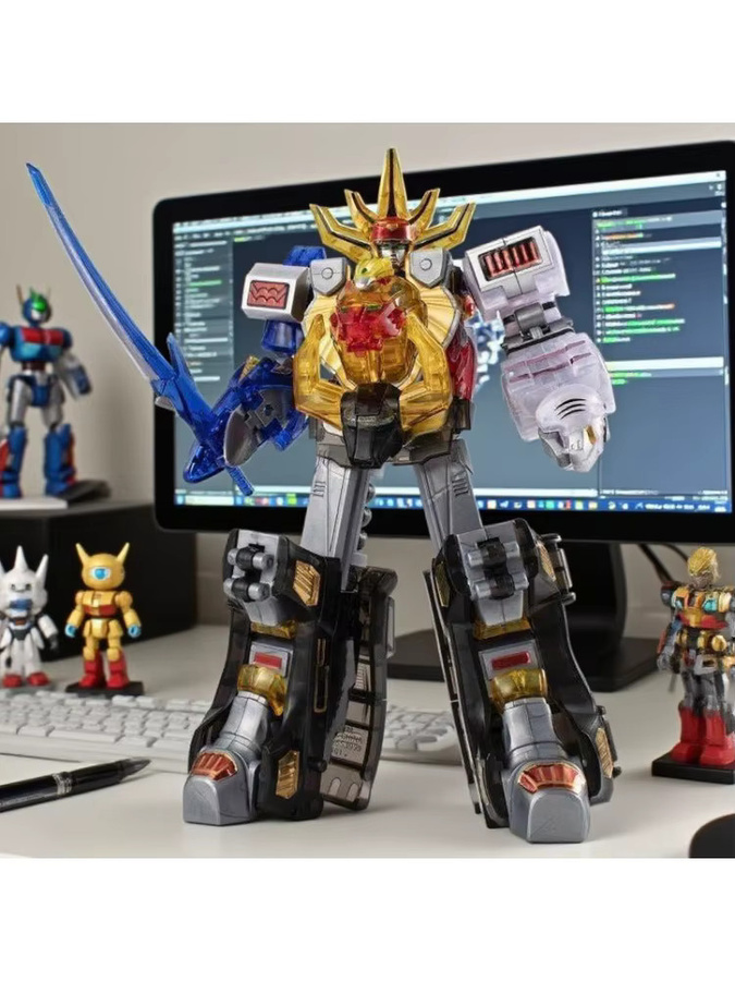Bandai Hyakujuu Sentai Gaoranger GaoKing, Actionfigur, Clear Color, Modellbausatz - Bild 4