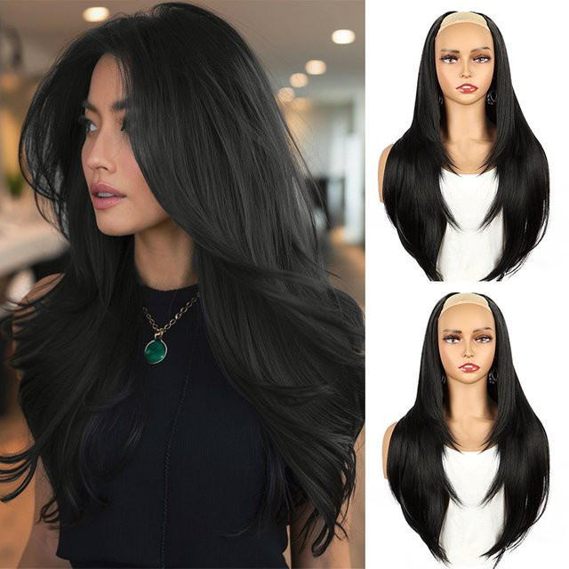 ISIGROSI Clip-in-Haarverlängerungen, synthetisch, 55,9 cm, Damen - Bild 1