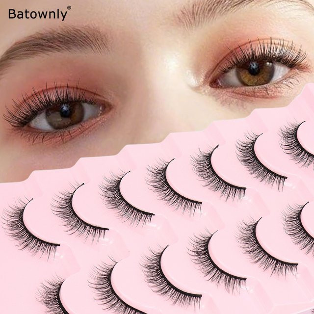 Batownly Künstliche Wimpern, 7-Paar-Set, Black, Unisex - Bild 1