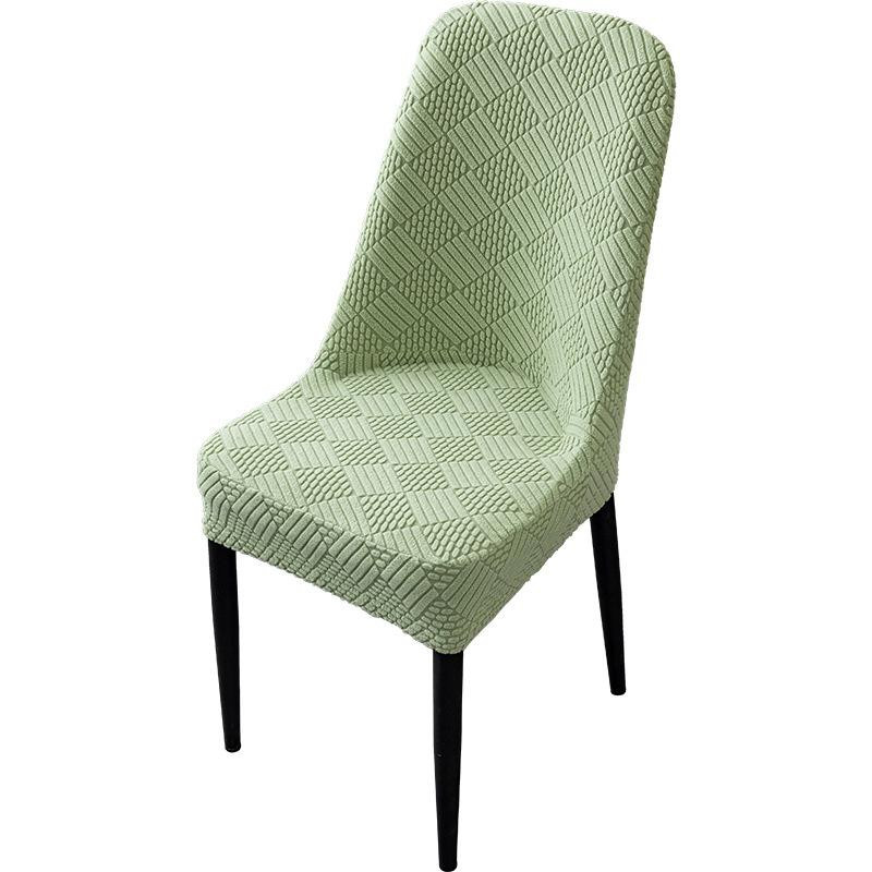 Yiran Furniture Elastische Stuhlbezüge in Halbkreisform, Grün, B/T/H: 40 x 40 x 40 cm - Bild 1