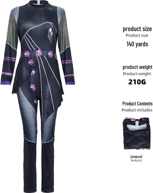 Voyex K-POP Cosplay Kinderkostüm Teufelsjägerin Lumina Zoi Outfit, Schwarz - Bild 1