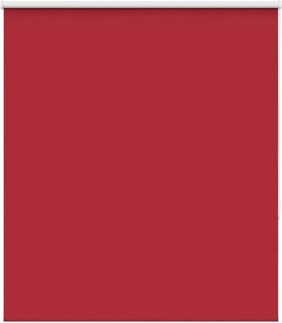 vidaXL Verdunkelungsrollo Rot aus Polyester, Breite: 125 cm, Höhe: 150 cm - Bild 1