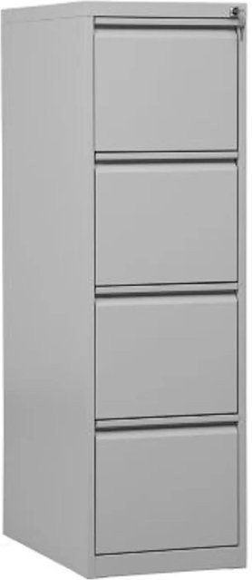 PROREGAL Hängeregistraturschrank Mare mit 4 Schubladen in Grau, H x B x T: 132 x 40 x 62 cm - Bild 1