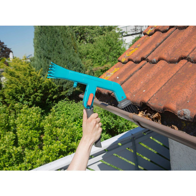 GARDENA combisystem-Dachrinnenreiniger, blau/grau, B/H/T: 11,2 x 35 x 44,9 cm - Bild 2