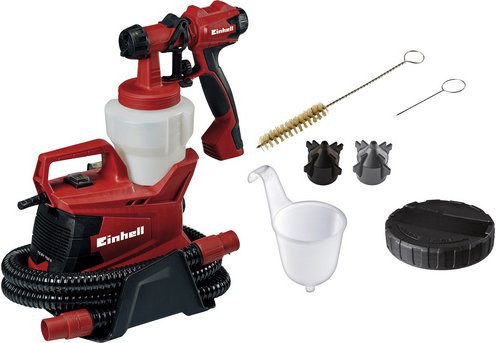 Einhell Farbsprühsystem TC-SY 700 S für Lack, Lasuren und Wandfarben in Rot, Weiß und Schwarz - Bild 1