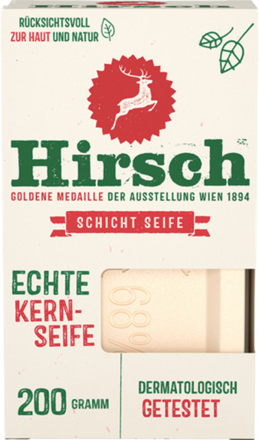 Hirsch Kernseife, 200g, Unisex - Bild 1
