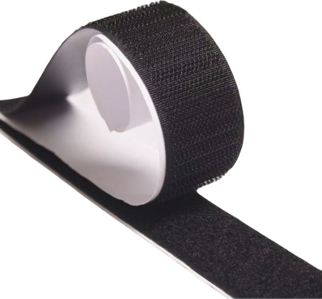ZHOUCHEN Selbstklebendes Klettband für Lithium-Batterien, doppelseitig, Schwarz, Breite: 2 cm - Bild 1