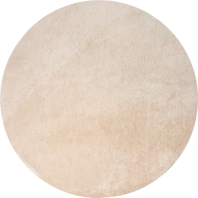Runder Teppich Calissa in Beige, pflegeleicht und waschbar, Durchmesser: 200 cm - Bild 1