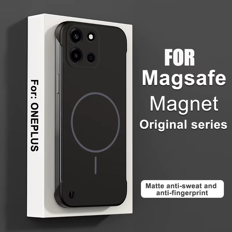 Ultra-dünne magnetische MagSafe Schutzhülle für OnePlus 13 13T 15 Pro Turbo6 Rahmenlose Glänzende Abdeckung - Bild 4