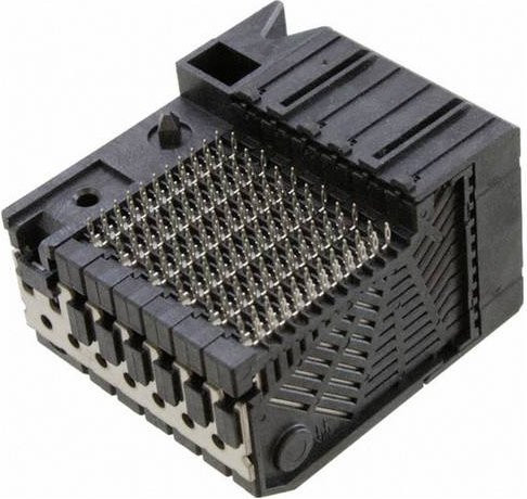 Molex Buchsengehäuse-Platine mit 132 Polen und 3,70 mm Rastermaß in Schwarz - Bild 1