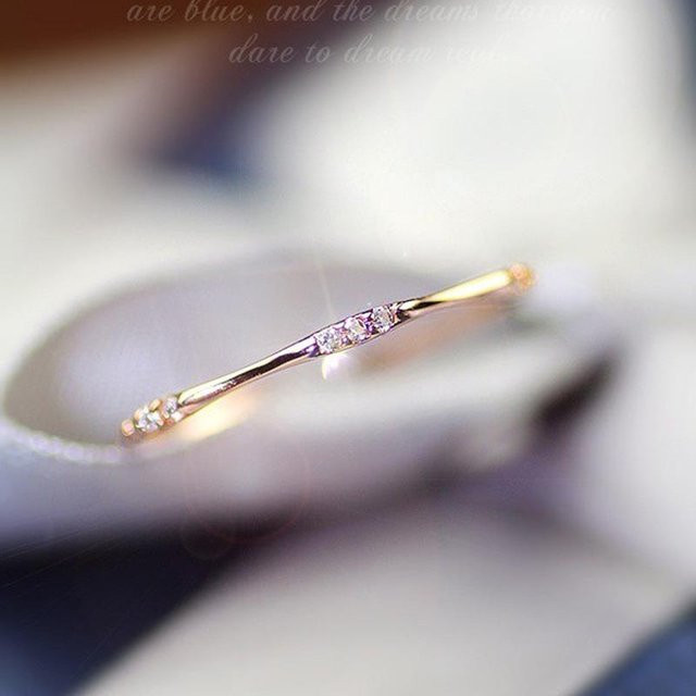 Ring 750 Gold, Diamant, Damen, Size 8 - Bild 1