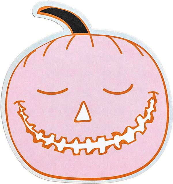 Rico Design Paper Poetry Dekosticker Kürbisse in Rosa, 6 Stück, B: 8,0 cm, H: 8,5 cm, T: 8,5 cm - Bild 1