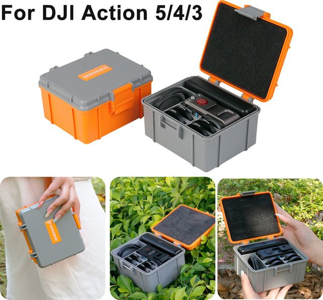 DJI Hard Shell Schutzhülle für Osmo Action 5 Pro, 4 und 3 in Orange - Bild 1