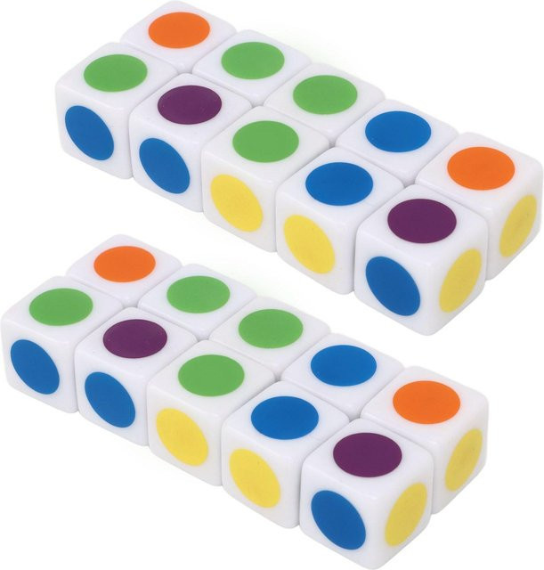 Fishine Lernwürfel, 20-teiliges Set, 6 Farben, Blau, Bunt / Mehrfarbig - Bild 1