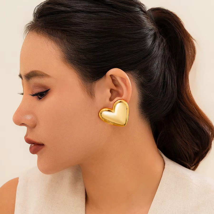 SHIXIN Ohrstecker Herz, Damen - Bild 2