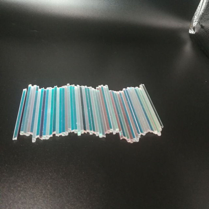 10 Stück Ivzosheng RGB Combiner Streifen Prisma aus Glas, mehrfarbig und transparent, rechteckig - Bild 1
