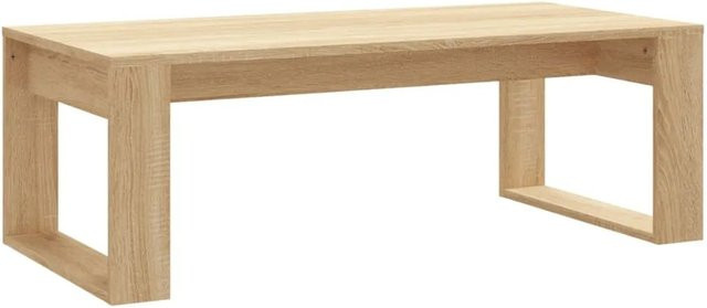 vidaXL Couchtisch modern in Sonoma-Eiche, Farbe: beige, B/T/H: 102 x 50 x 35 cm - Bild 1