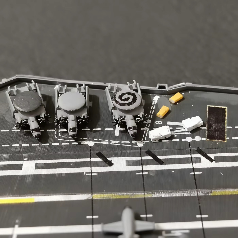 AT 99 MODEL Flugzeugträgermodell der Ford-Klasse, statisches Modellschiff, 1/2000 - Bild 5