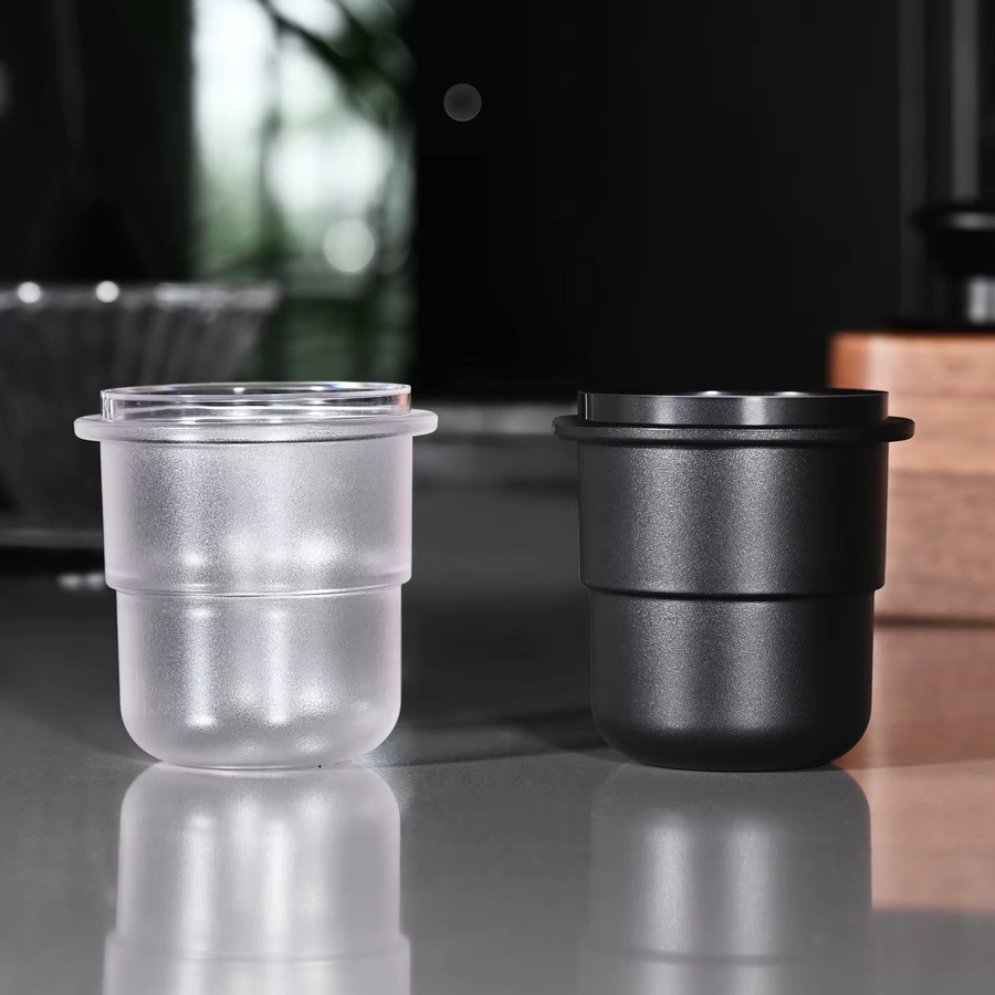 Kacacao Espresso-Dosierbecher transparent mit 58mm Durchmesser für Siebträger-Kaffeemaschinen - Bild 1