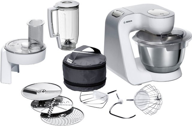 Bosch Küchenmaschine MUM58W20 in Weiß und Silber matt - Bild 2