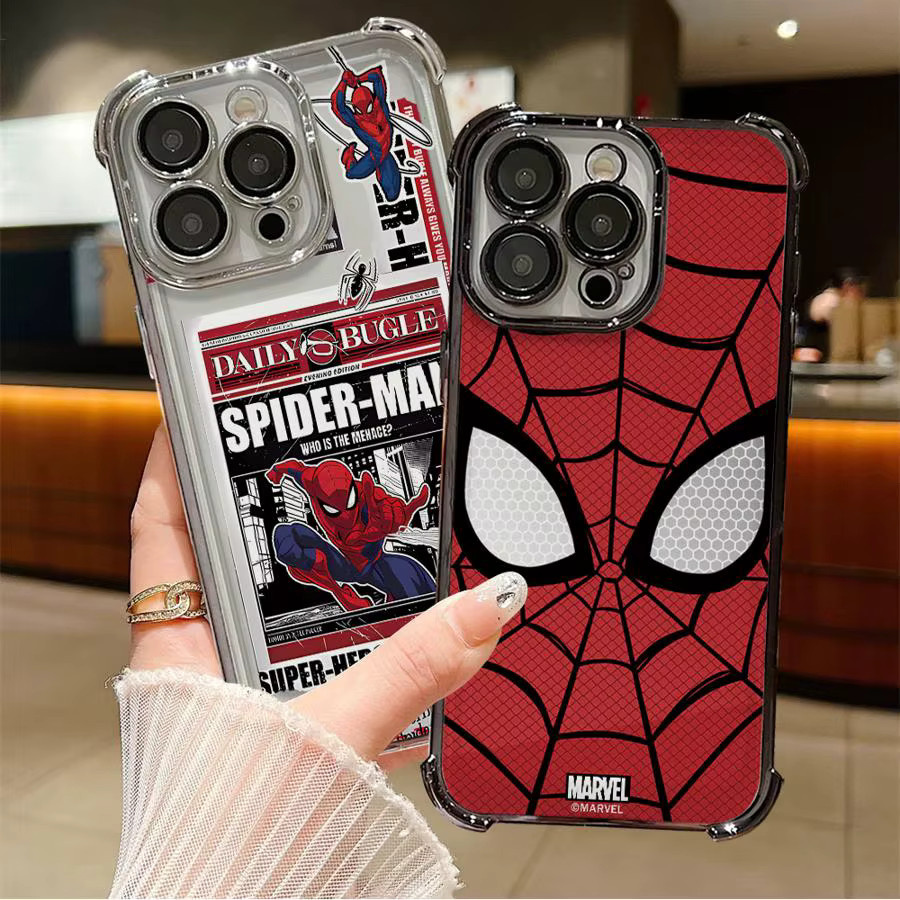 Hasbro Hero Spider-Man Handyhülle mit Airbag-Schutz für Google Pixel 10 9 8 7 Pro XL 5G, stoßfest, Multicolour - Bild 2