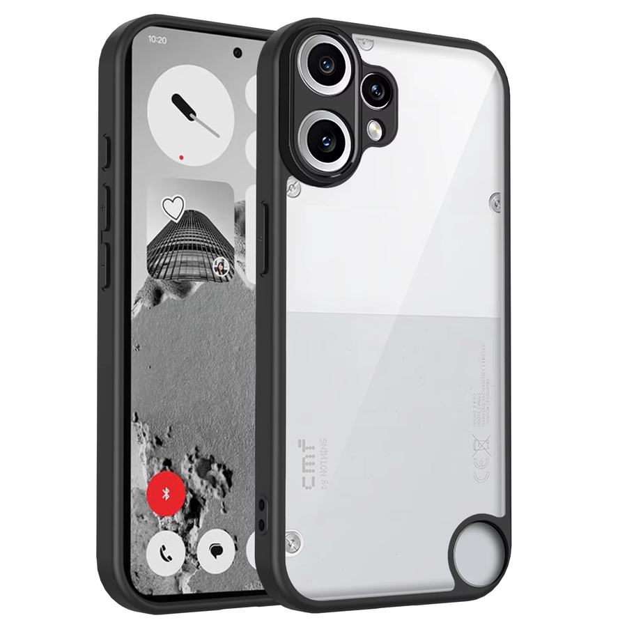 Nothing CMF Phone 2 Pro 5G Hülle mit stoßfestem Silikon-Stoßfänger und matter Rückseite in Transparent oder Purple - Bild 5