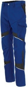 Kübler ACTIVIQ cotton+ Damenhose in Blau/Schwarz mit Reflexstreifen, Größe 48 - Bild 1