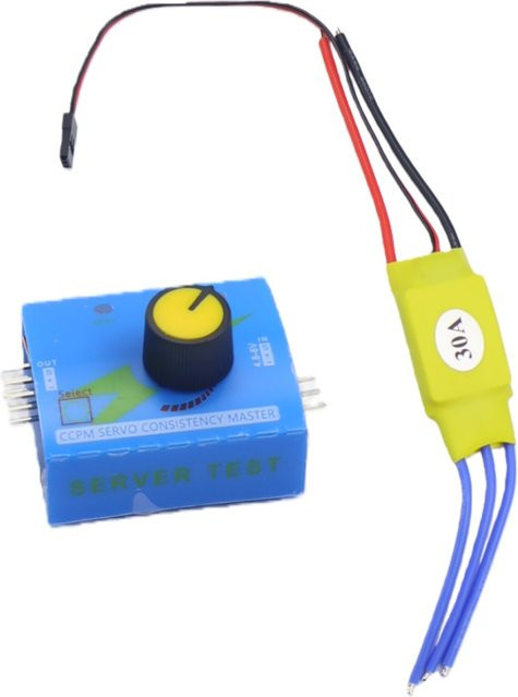 XXD Bürtenloser Geschwindigkeitsregler RC ESC Multi-Servo-Tester, 3CH, 4,8-6V, CCPM Hauptinspektor für F450 Flight Controller - Bild 1