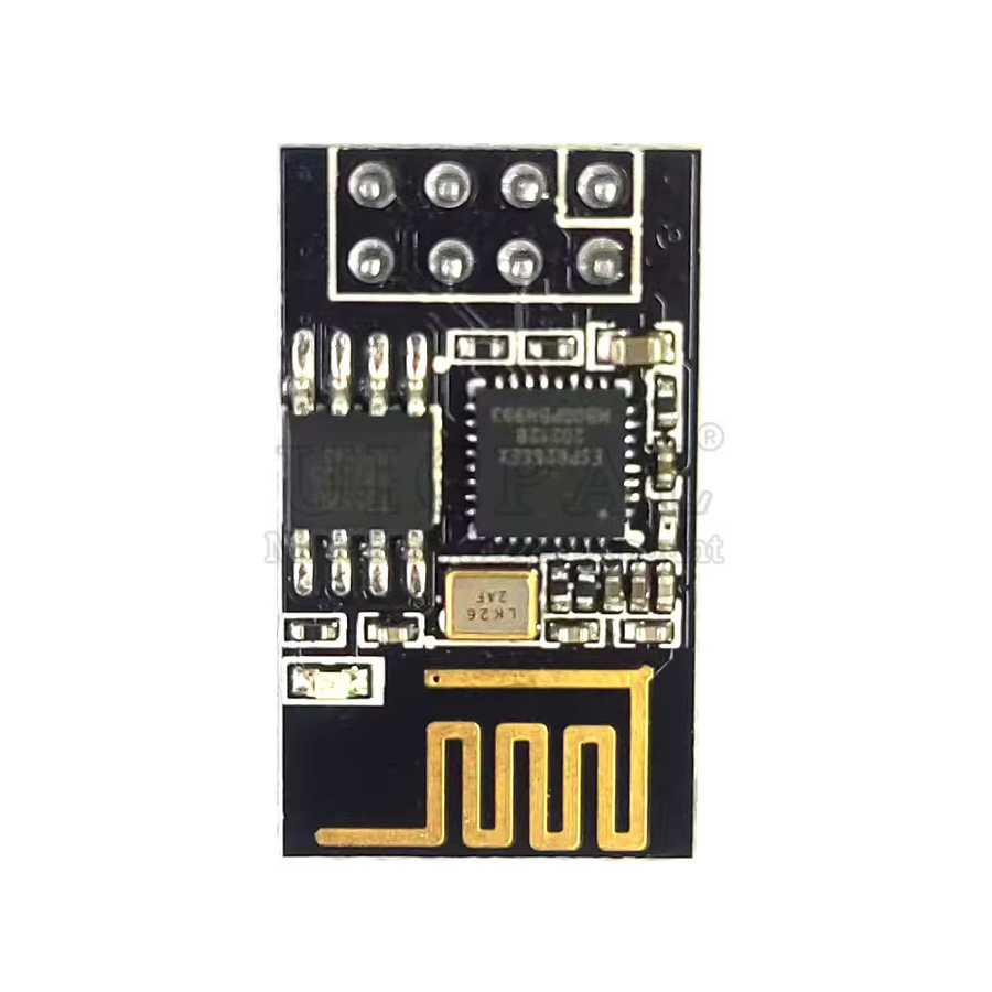 ESP-01S WiFi-Modul ESP8266 Entwicklungsboard mit geringem Stromverbrauch in Schwarz - Bild 2