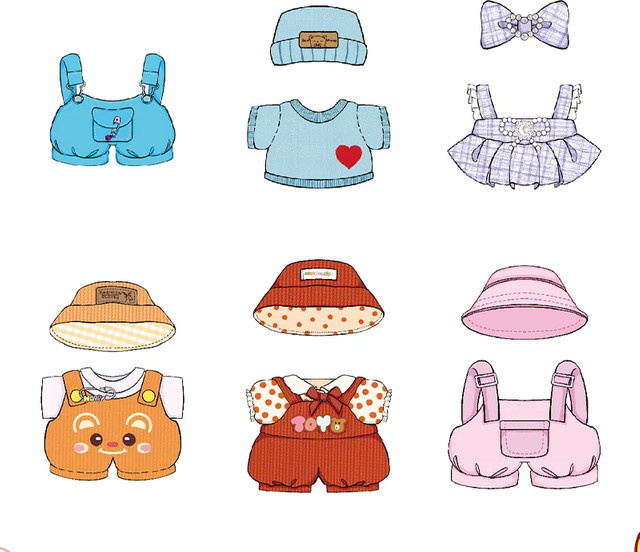 Babythree Poop Magic Garderobe Serie Blind Box, Puppenkleidung, Bunt / Mehrfarbig, Plüsch / Textil - Bild 1