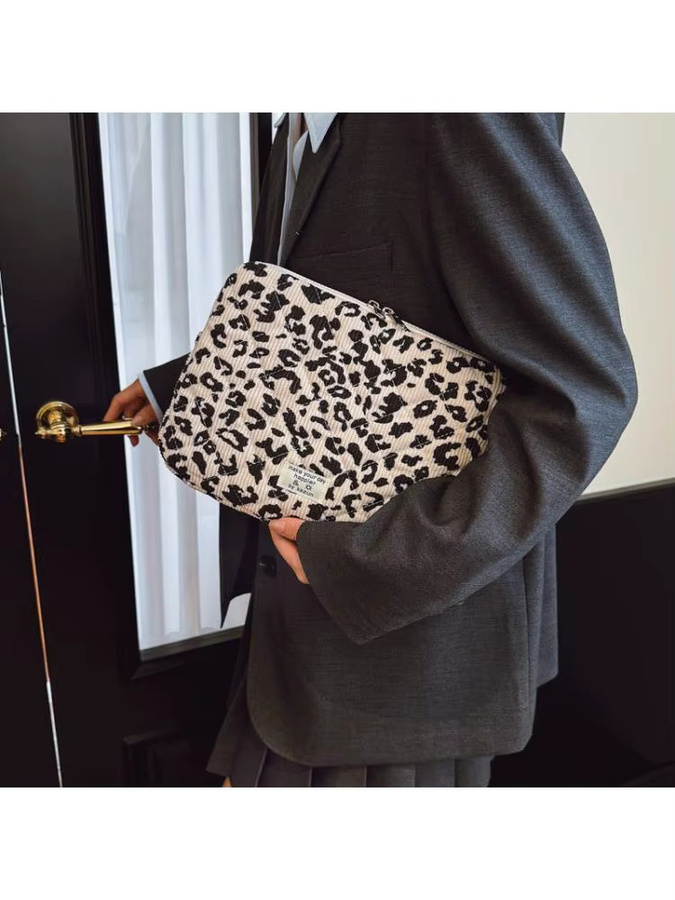 ATUOTIN Laptop-Innentasche mit Leopardenmuster in Beige und Multicolour für 11, 13 und 15 Zoll Laptops und Tablets - Bild 3