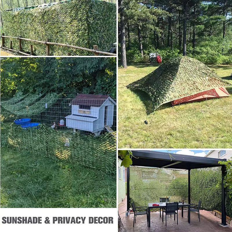 MAHFPME Tarnnetz in Multicolour als Sonnenschutz und Dekoration für Jagd, Garten oder Zelt - Bild 5