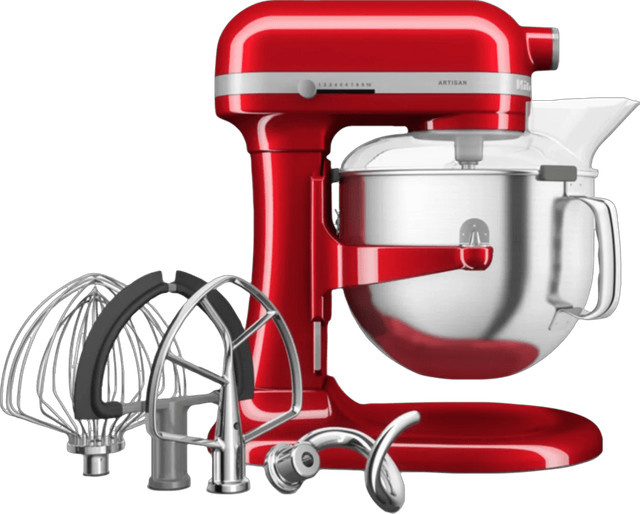 KitchenAid Artisan Bowl-Lift Küchenmaschine 5KSM70SHXECA in Liebesapfelrot mit Edelstahl-Komponenten - Bild 1