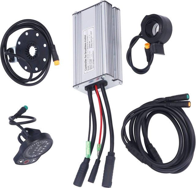 Igeteck Elektrofahrradmotor-Controller Kit mit LED900S-Panel, 22A, 1 zu 2 Kabel, vollständig wasserdicht, Farbe: Weiß - Bild 1