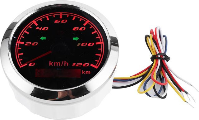 Neoglint 932V GPS Tacho 3,3 Zoll mit 120 km/h Anzeige, IP67 wasserdicht und beschlagfrei, schwarz - Bild 1