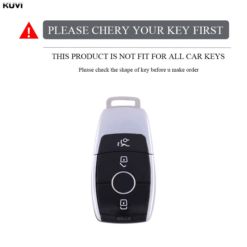 Kuvi TPU Schlüsselhülle für Mercedes Benz E C S GLC Klasse E200 E400 E63 W213 S550 S560 C260 A200 Auto Schlüssel Schutzhülle - Bild 2