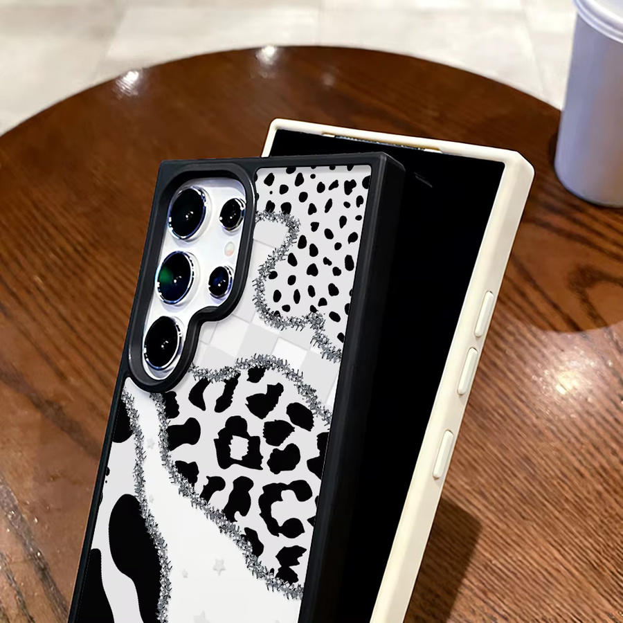 Schützende Silikon-Handyhülle im Leoparden-Design mit Lanyard für Samsung Galaxy S26 Ultra, S25 FE, S24 und S23 in Multicolour - Bild 4