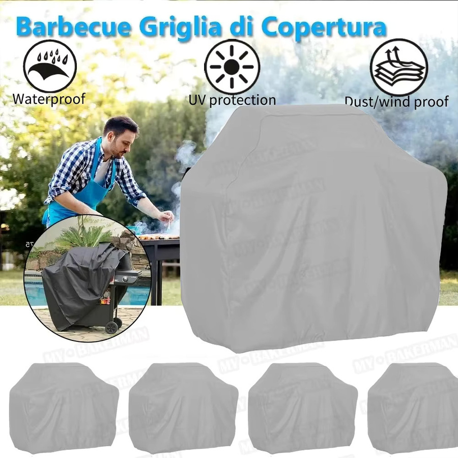 Weber Hochleistungs-Grillabdeckung für Outdoor-Grills, Staub- und wasserdicht, Schwarz, Größe 3XS - Bild 3